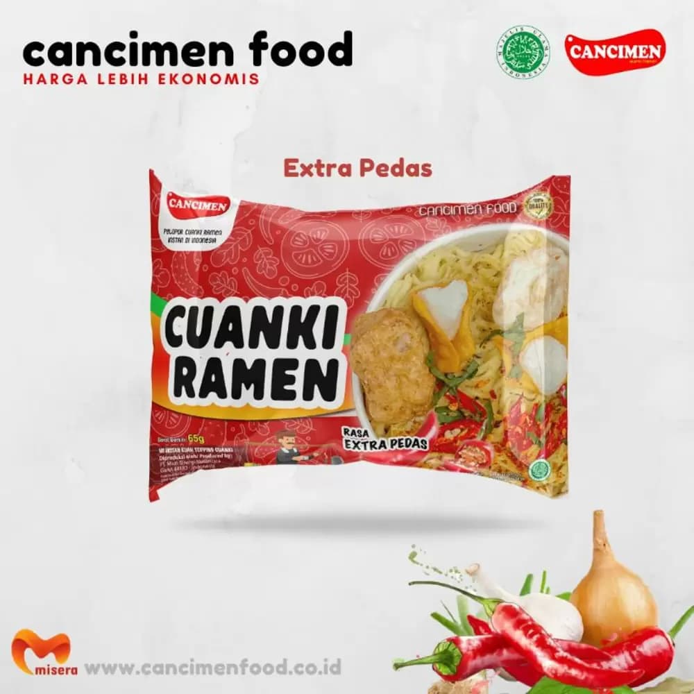 Cuanki Ramen Instan Extra Pedas - Pillow Pack